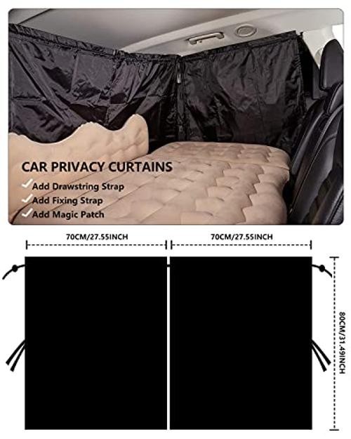 Blackout Car Divider Curtains – Baby Sunshade For Sedan SUV Windows,
