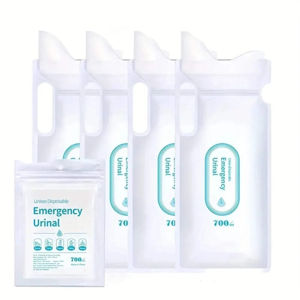 4PCS/ Set Emergency Urine Bag Portable Car Toilet Girl Child Disposable Urine Ba