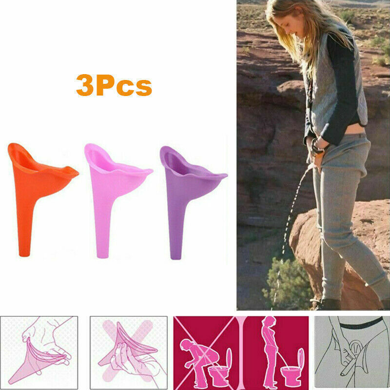 1-3X Portable Urinal Male Female Travel Camping Car Toilet Emergenc Pee Outdoor