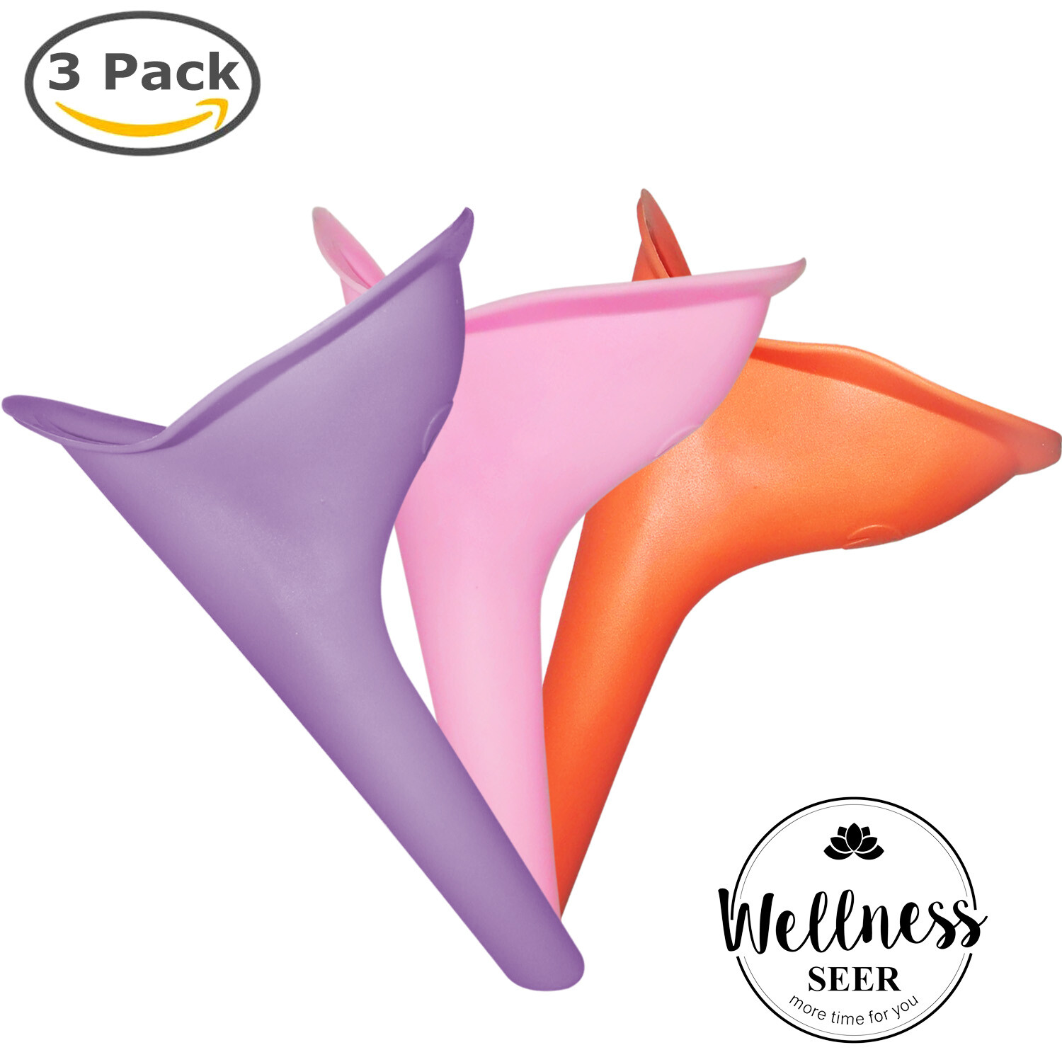Reusable Portable Urinal Women Female Travel Urinal Camping – 3 Pack