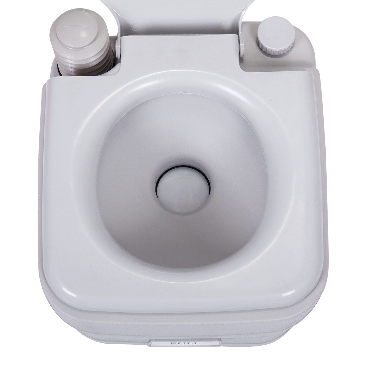 2.6 Gallon Portable Toilet Flush Commode Potty Outdoor Indoor Travel Camping