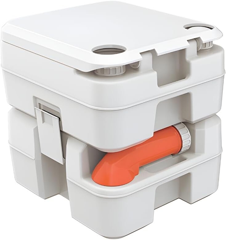 Durable Portable Toilet – 5.3 Gallon Capacity for Camping & RV Adventures