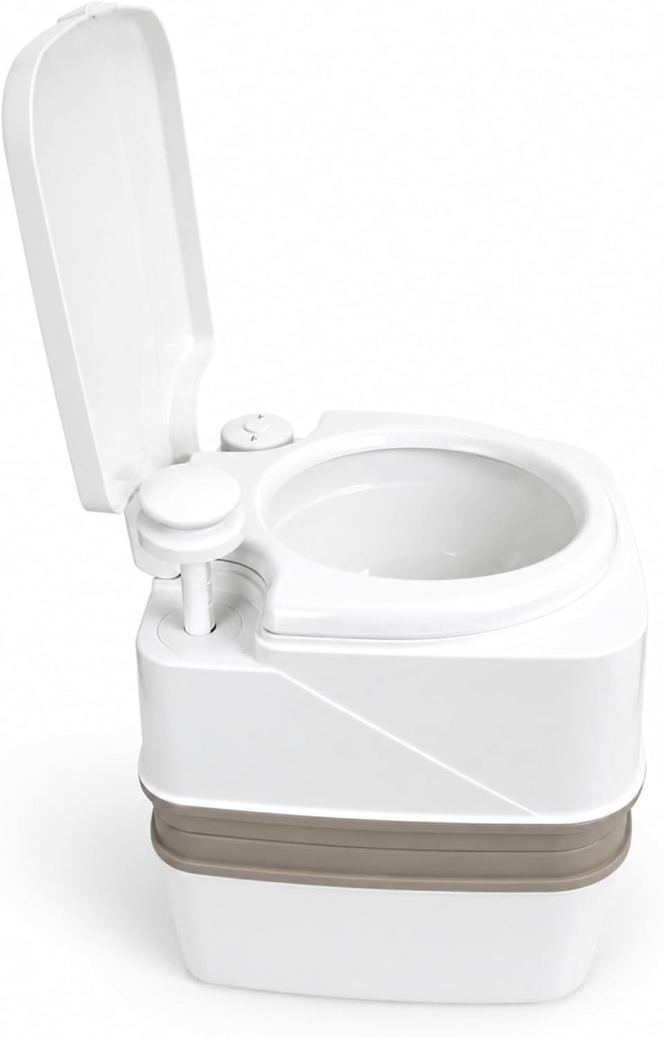 Reliable Portable Toilet for RV & Outdoor – 440 lbs Capacity, Easy Clean Design