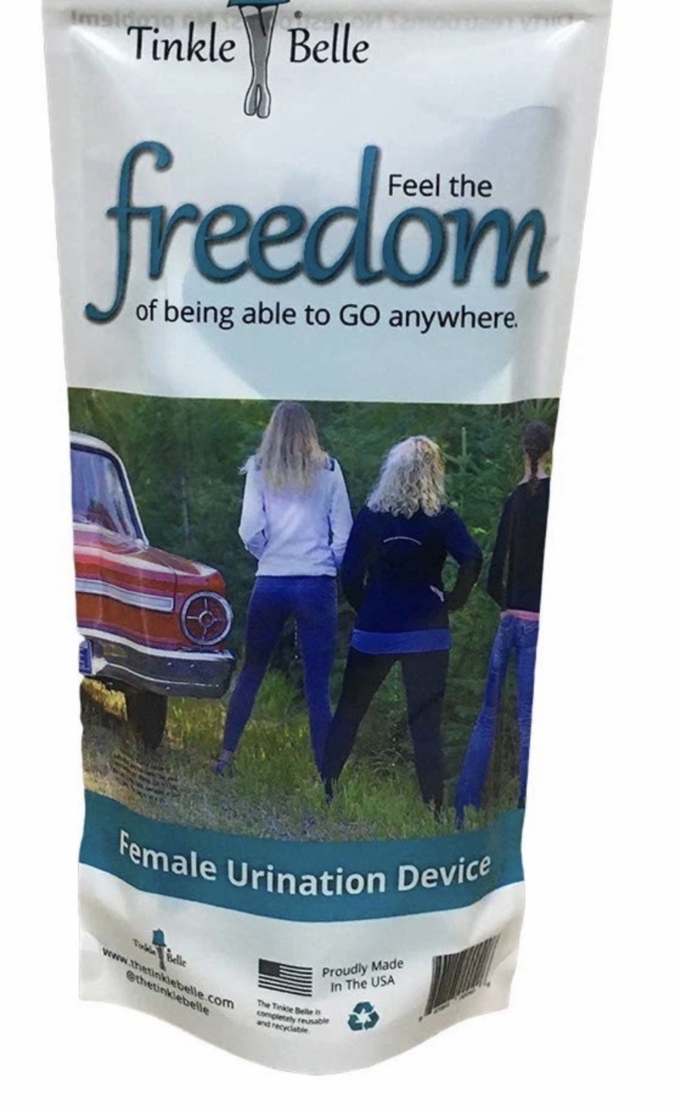 Female Urination Device/Portable Urinal with Case -Stand to Pee Made In USA