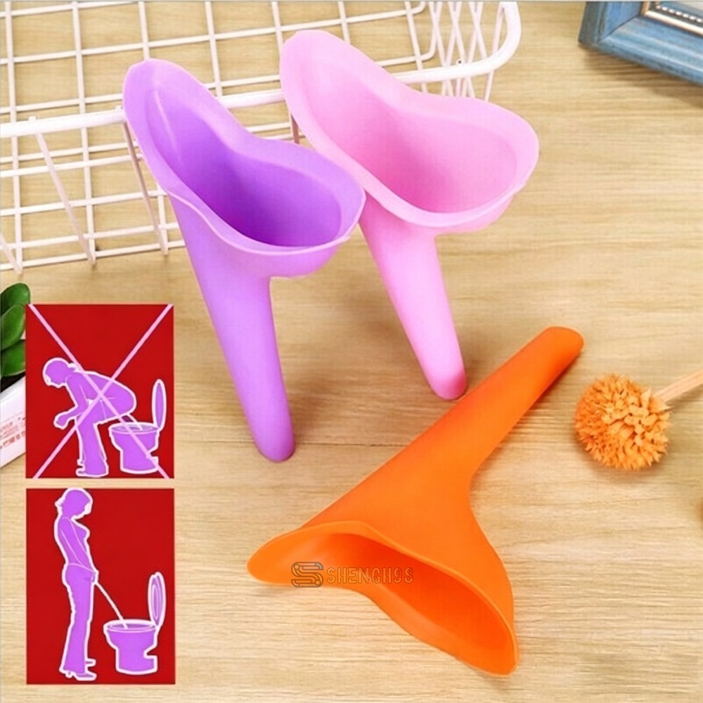 3PCS Portable Female Ladies Urinal Funnel Pee Device Camping Travel Toilet Stand