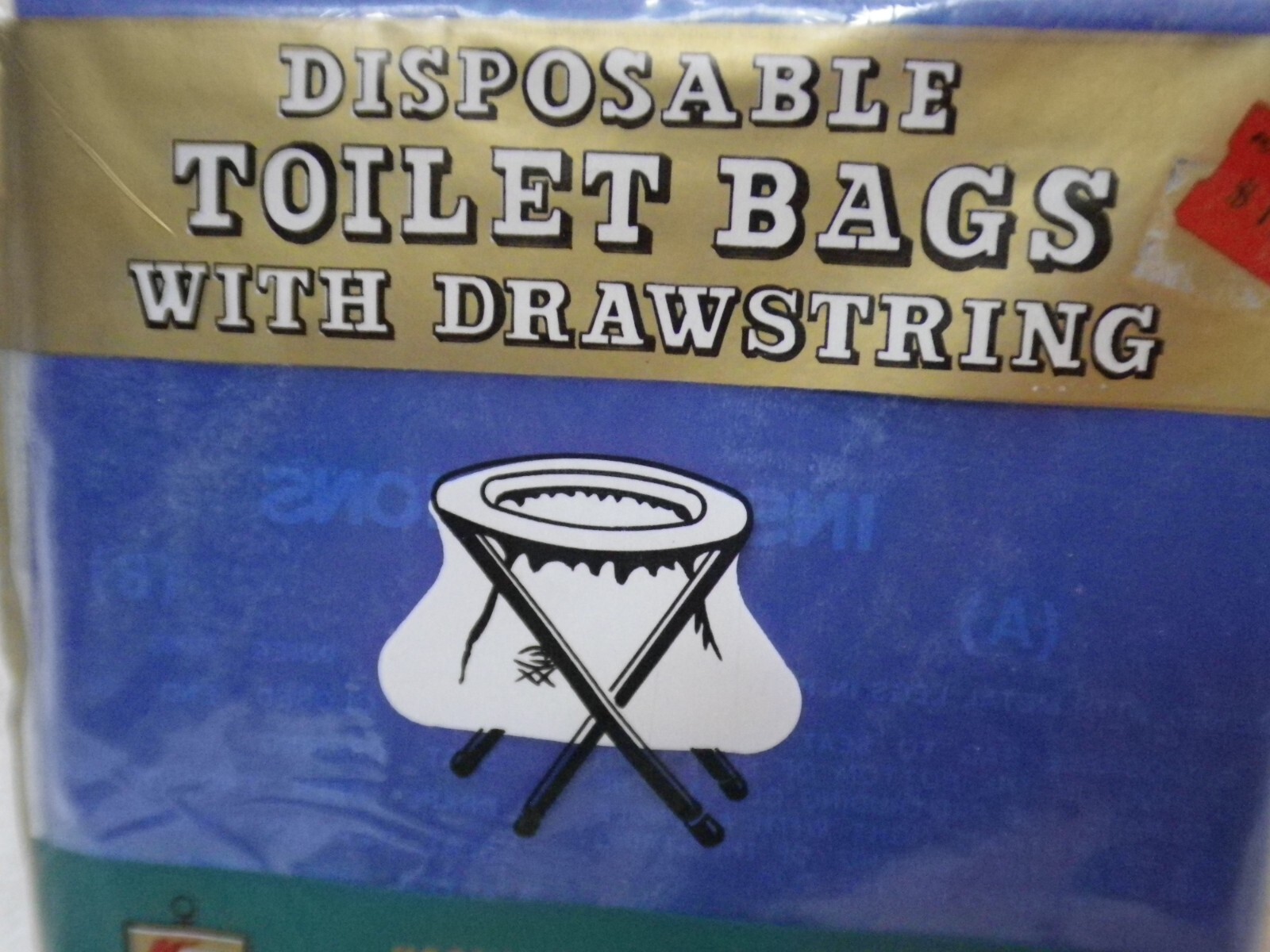 10 Portable Toilet Replacement Waste Bags Doodie Disposable Camping Blue KMART