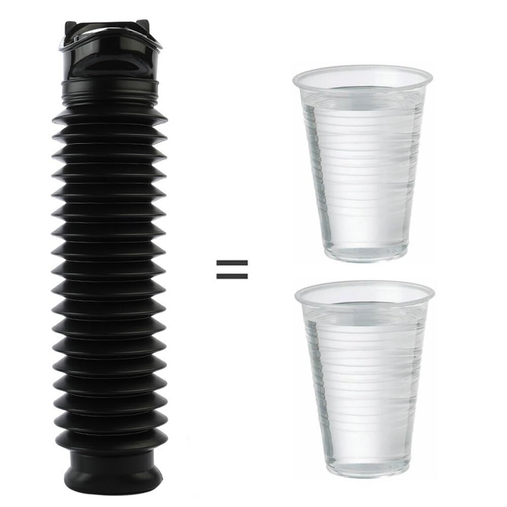 Set of 2 Portable Travel Urinal Collapsible Urinals for Men and Women Reusabl…