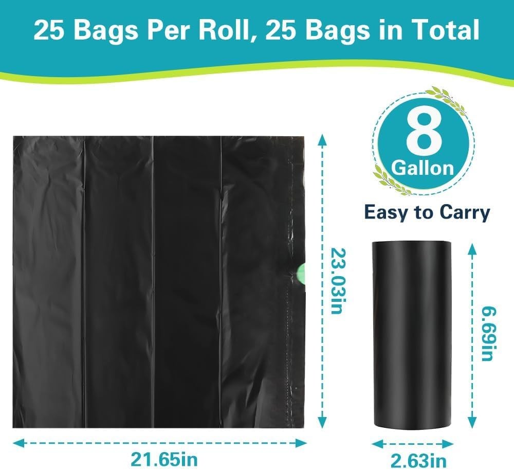 Portable Toilet Bags for Camping, Biodegradable Drawstring Toilet Bags