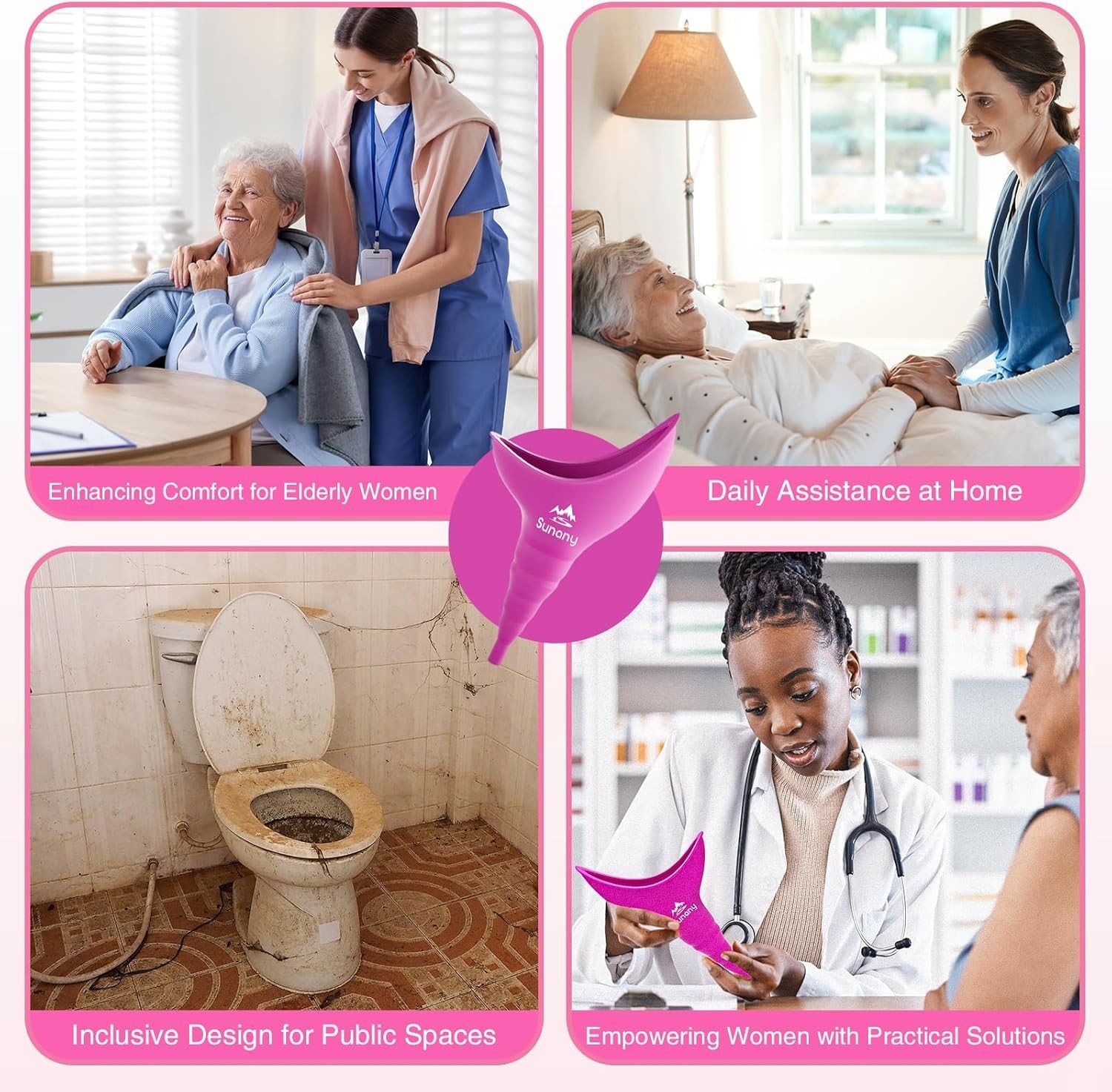 Reusable Silicone Women’s Pee Funnel – Safe & Convenient Urination Solution