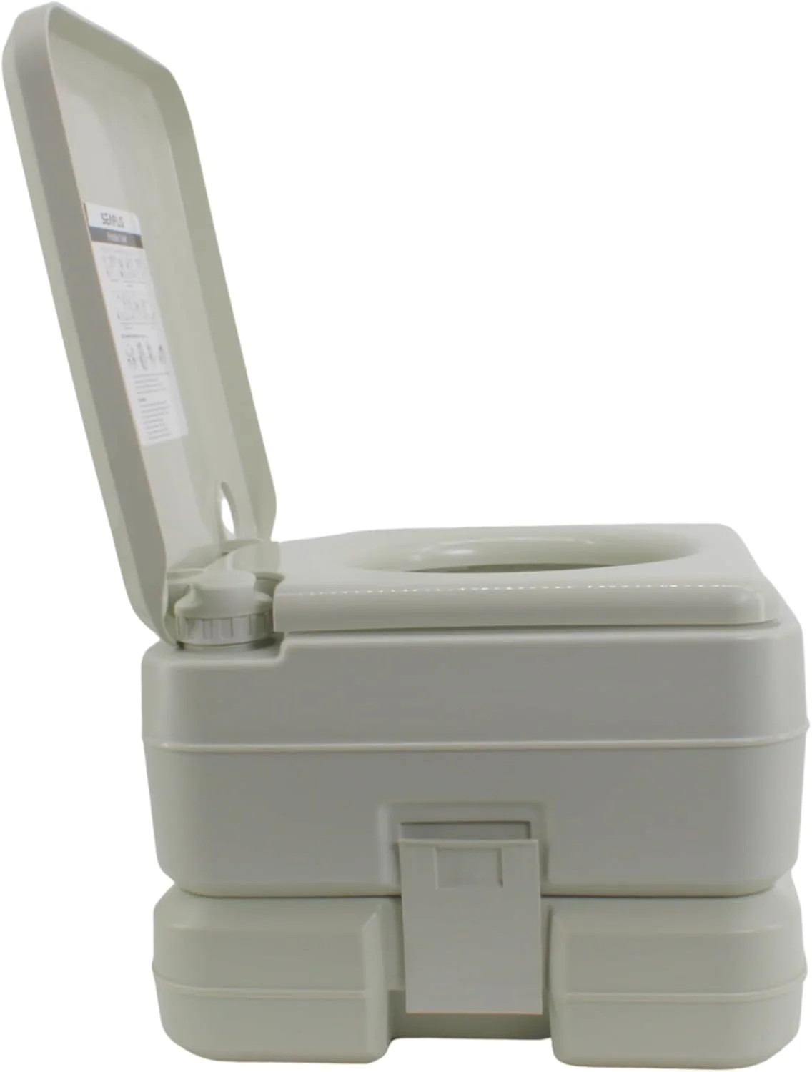 SEAFLO Premium Camping Portable Toilet – 5.8 Gallon Waste 3.43 Gall Fresh Tank (