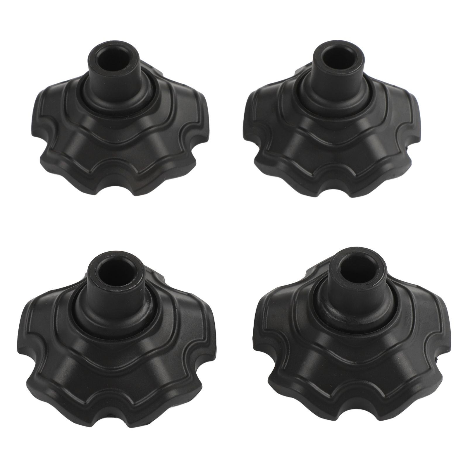 Nonslip Outdoor Camping Chair Leg Mats with Adjustable Angles Set of 4
