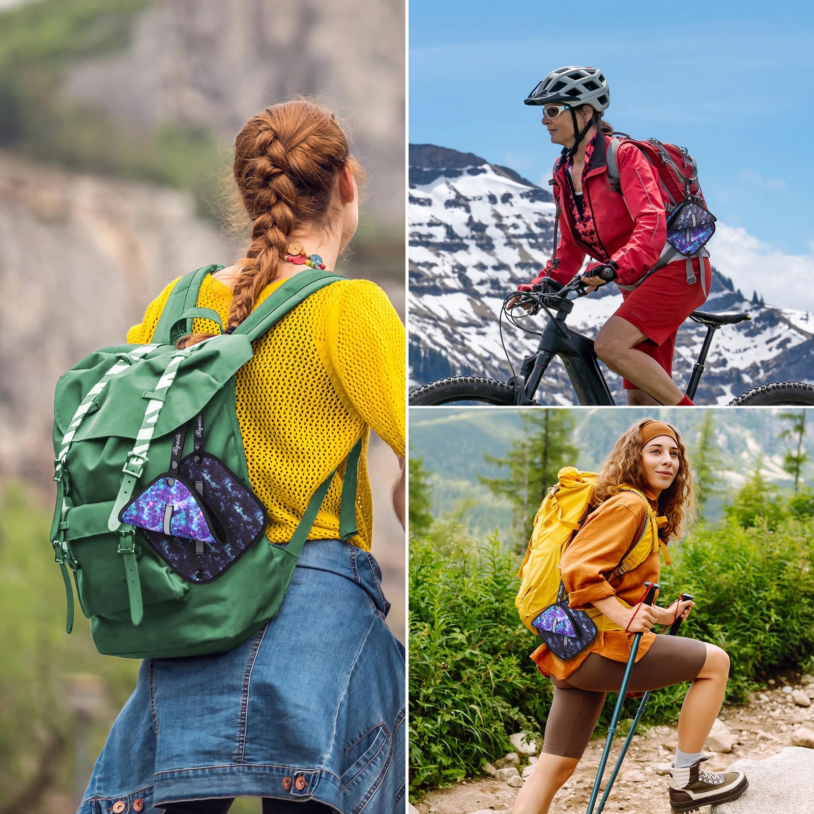Rquite 2 Pcs Pee Cloth, Pee Cloth for Women Hiking, Soft & Absorbent Pee Rag,…