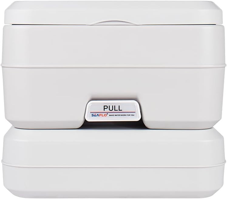 Durable Portable Toilet with Ergonomic Handle – Perfect for RV & Camping Use