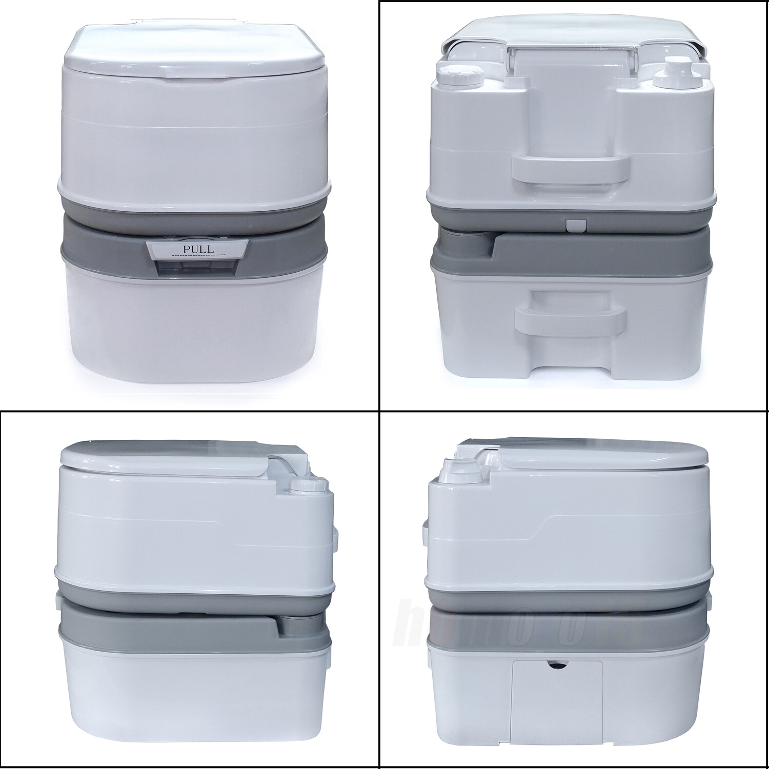 H:45 L:45 W:35 CM Temporary Toilet For Outdoor Touring Car Tent Small Room White