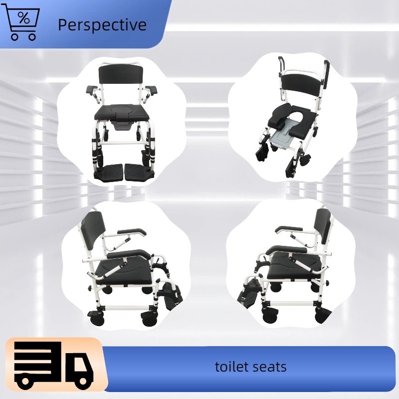 Adjustable Height Removable Elderly Pregnant Potty Chair Folding Toilet