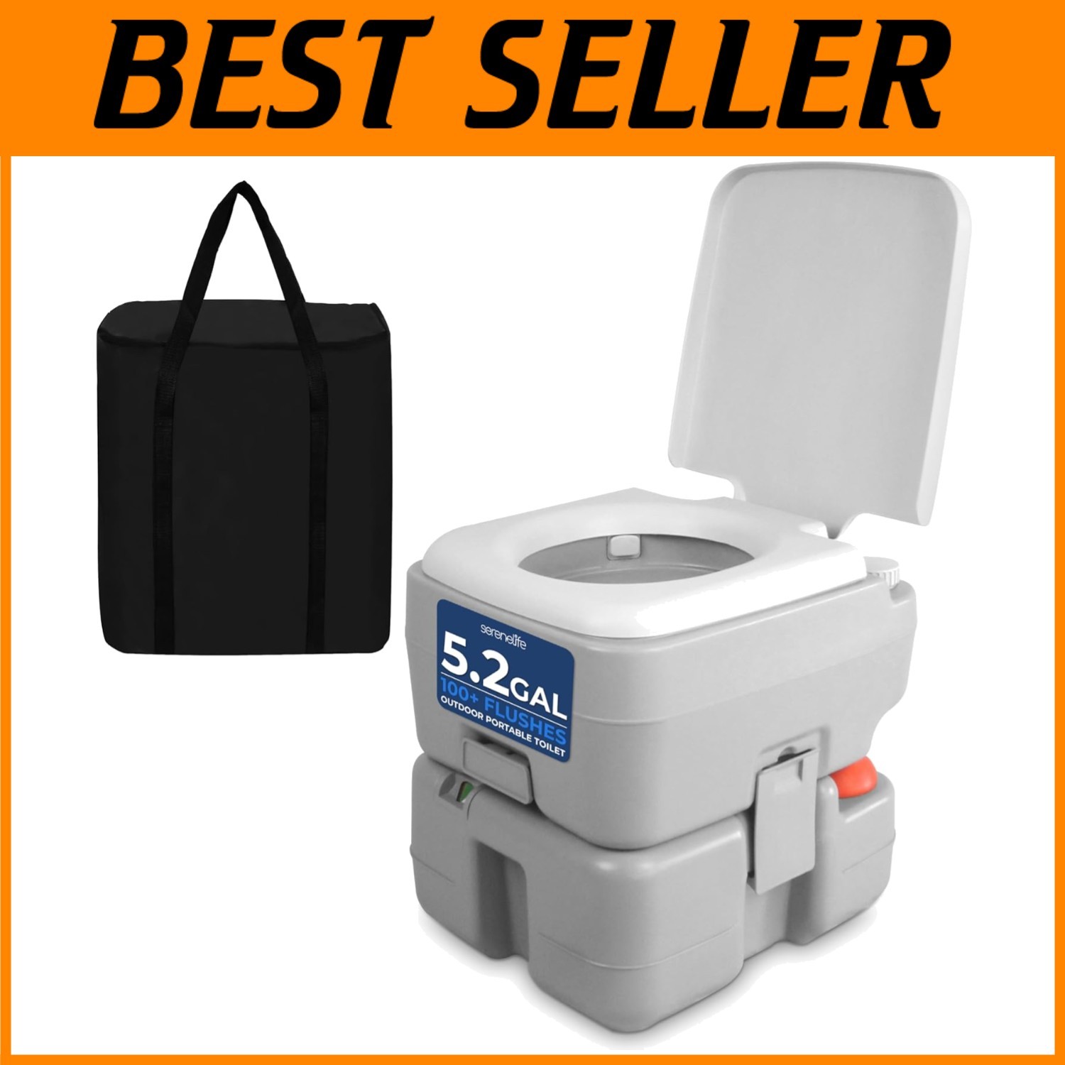 Compact Porta Potty for Camping – 100+ Flushes