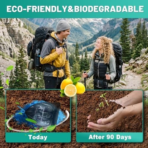 Portable Toilet Gel, Poo Powder for Portable Toilet, Camping Toilet Gel, Pee …