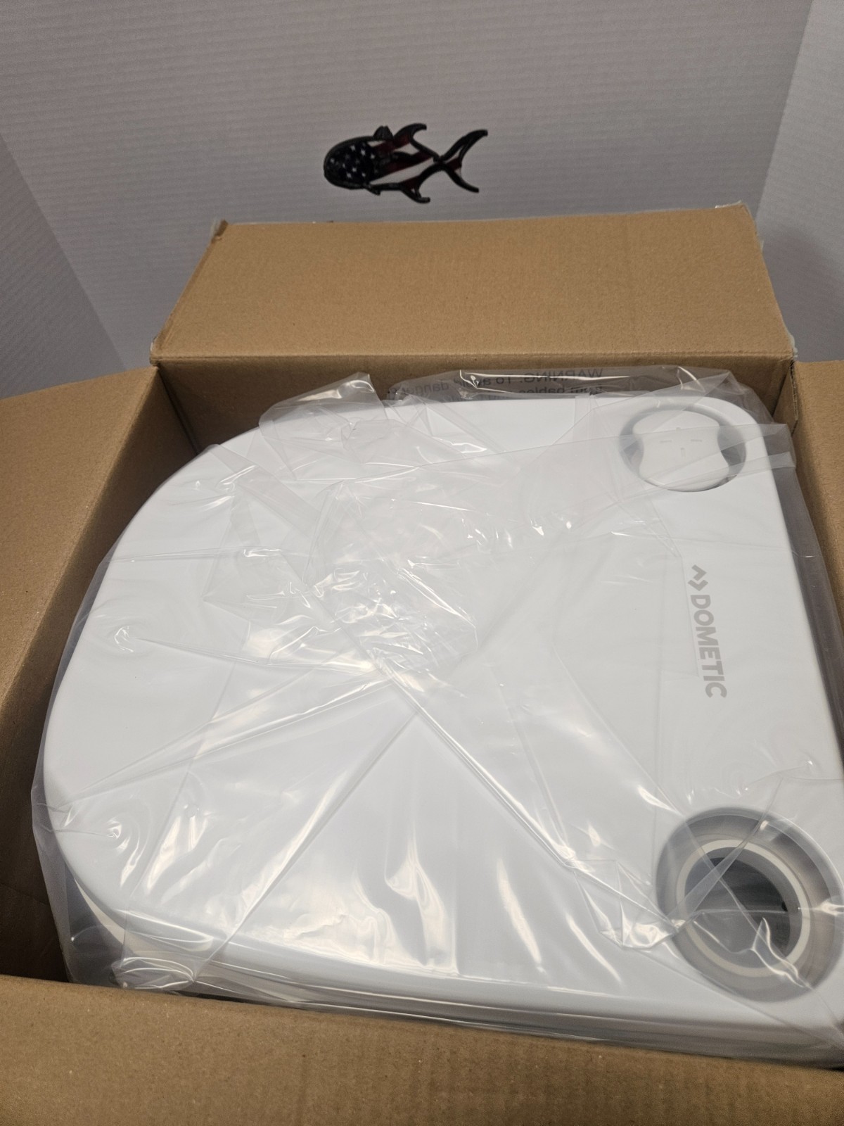 Dometic 974 Portable Toilet w/Mounting Brackets -2.6 Gallon – White
