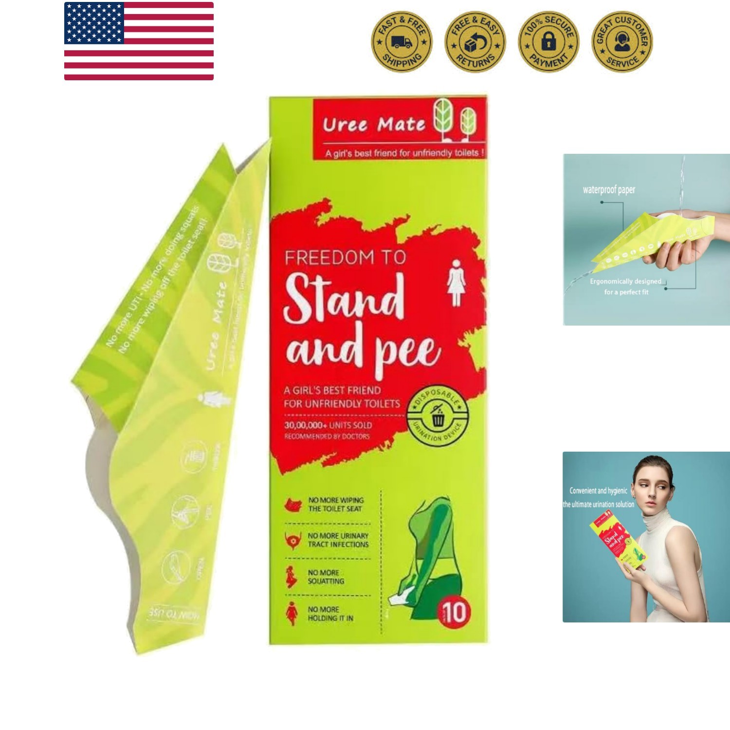 20PCS ，Disposable Women Pee Funnel， for Outdoors & Travel，Essential for Outdo…