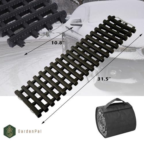 80CM 2PCS Tire Traction Mat, Portable Emergency Devices for Snow, 31.5 in/2pcs