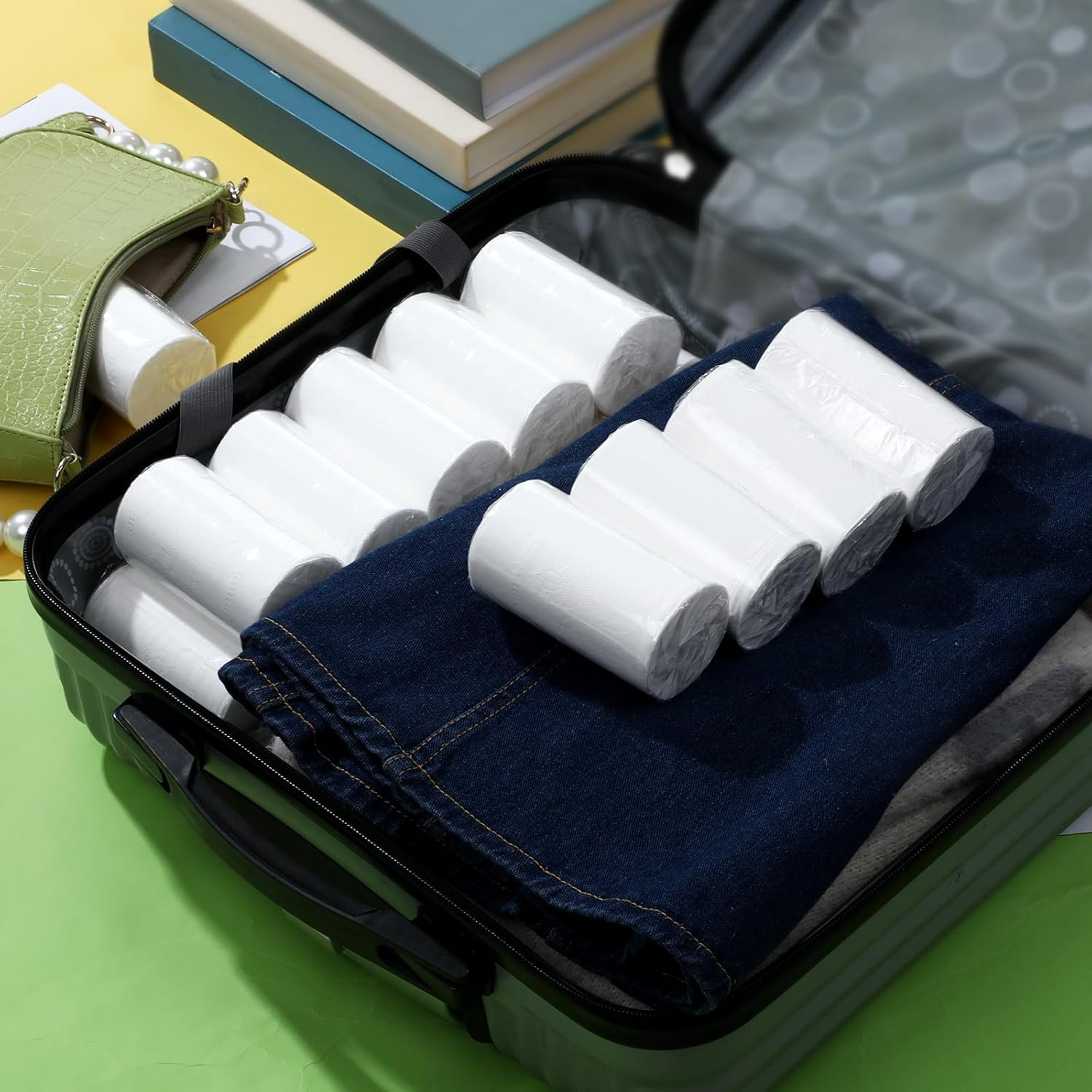 15 PCS Travel Size Toilet Paper, Portable Pack Travel Toilet Papers, Individuall