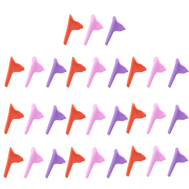30X Women Portable Female Urinal Funnel Camping Travel Toilet Standing to Pee