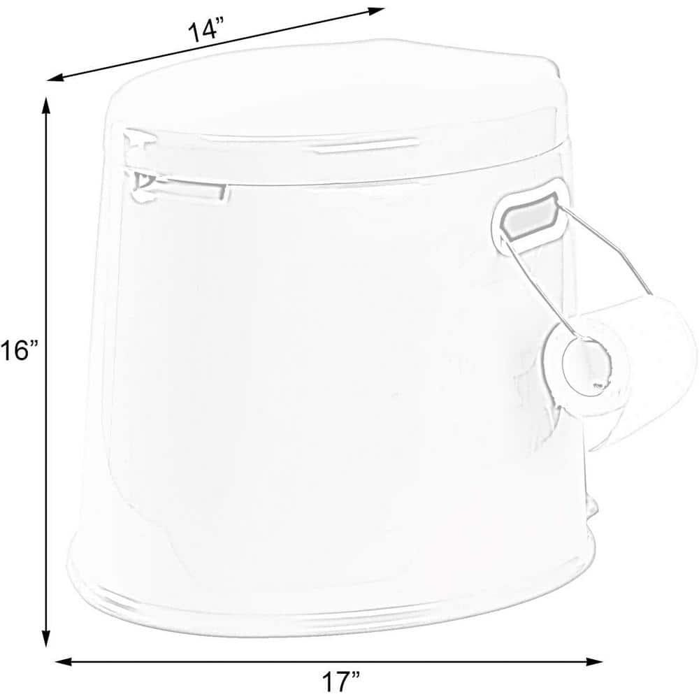 Portable Travel Toilet Camping Hiking Non-Electric Waterless Composting Commode