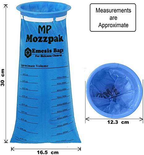 Vomit Bags 1000ml Emesis Leak Resistant,Medical Grad Disposble Barf Bags,24 Pack
