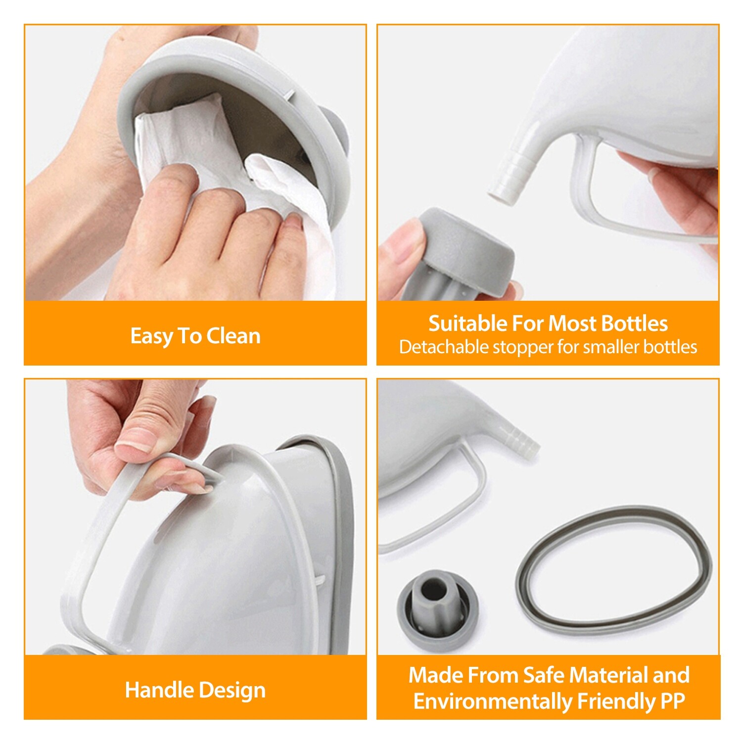 Emergency Potty Pee Funnel Urination Device Travel Outdoor Toilet Camping Unisex