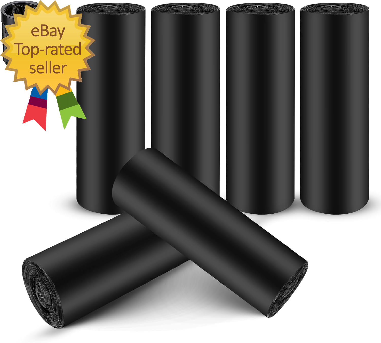 Camping Toilet Bags, 120 PCS (6 Roll) Portable Toilet Bags, Thickened Toilet Was
