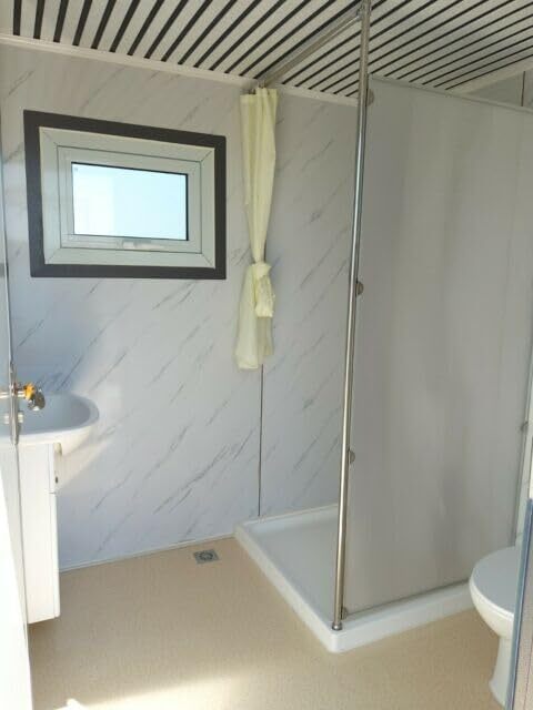 Outdoor Portable Restroom Shower Mobile Toilet Concerts Conventions Construction