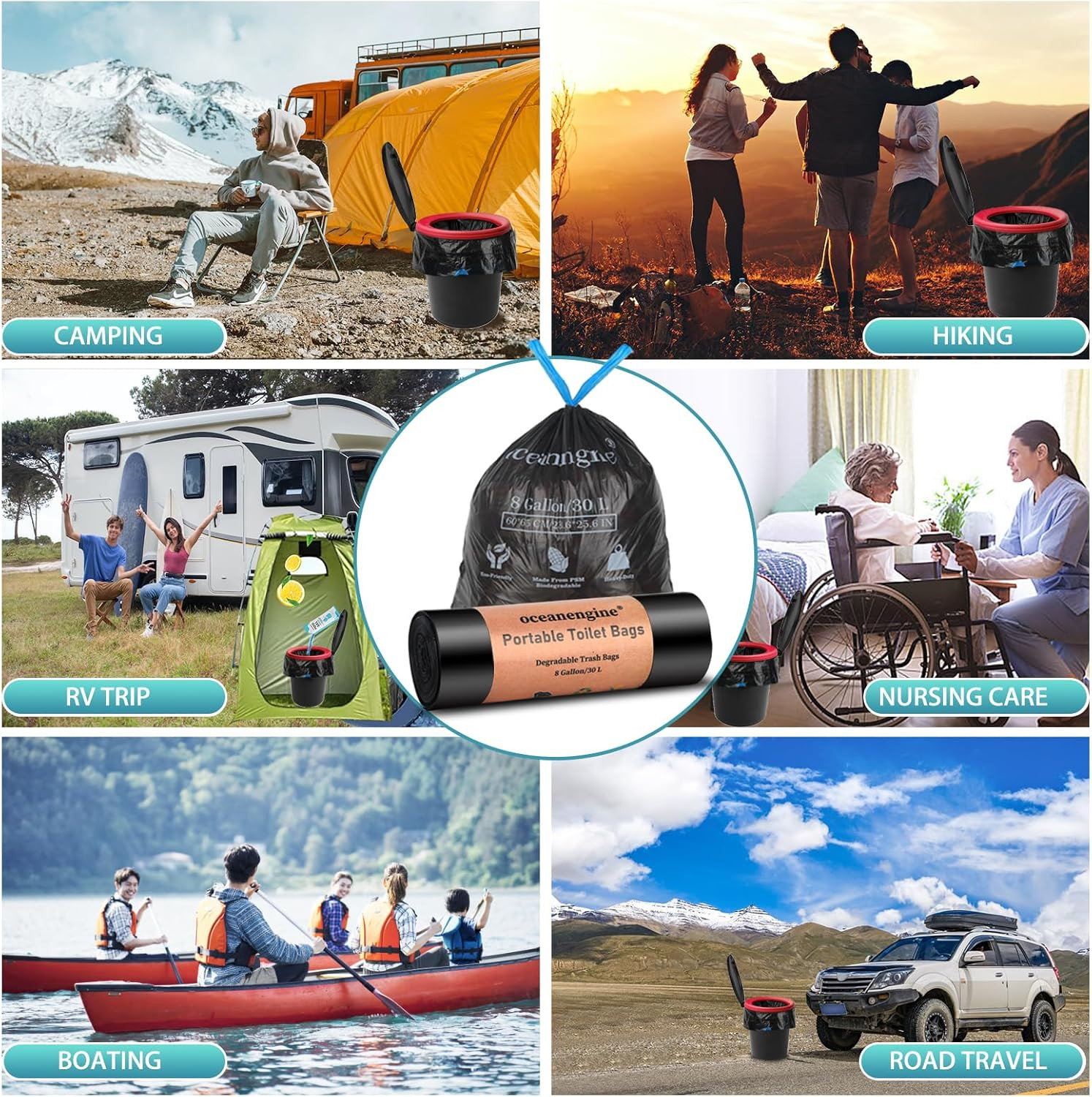 Portable Toilet Bags