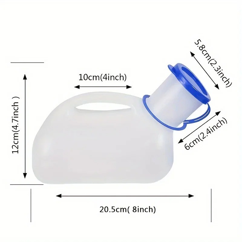 Portable Car Urinal Bottle Unisex Emergency Travel Toilet with Adapter