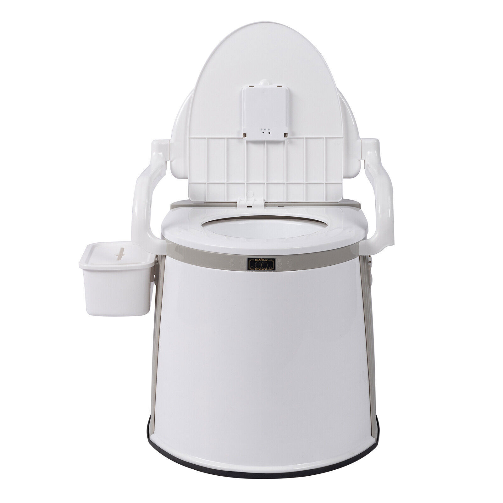 5 Gallon Camping Portable Toilet Travel In/Outdoor RV Commode Potty +Tissue Box