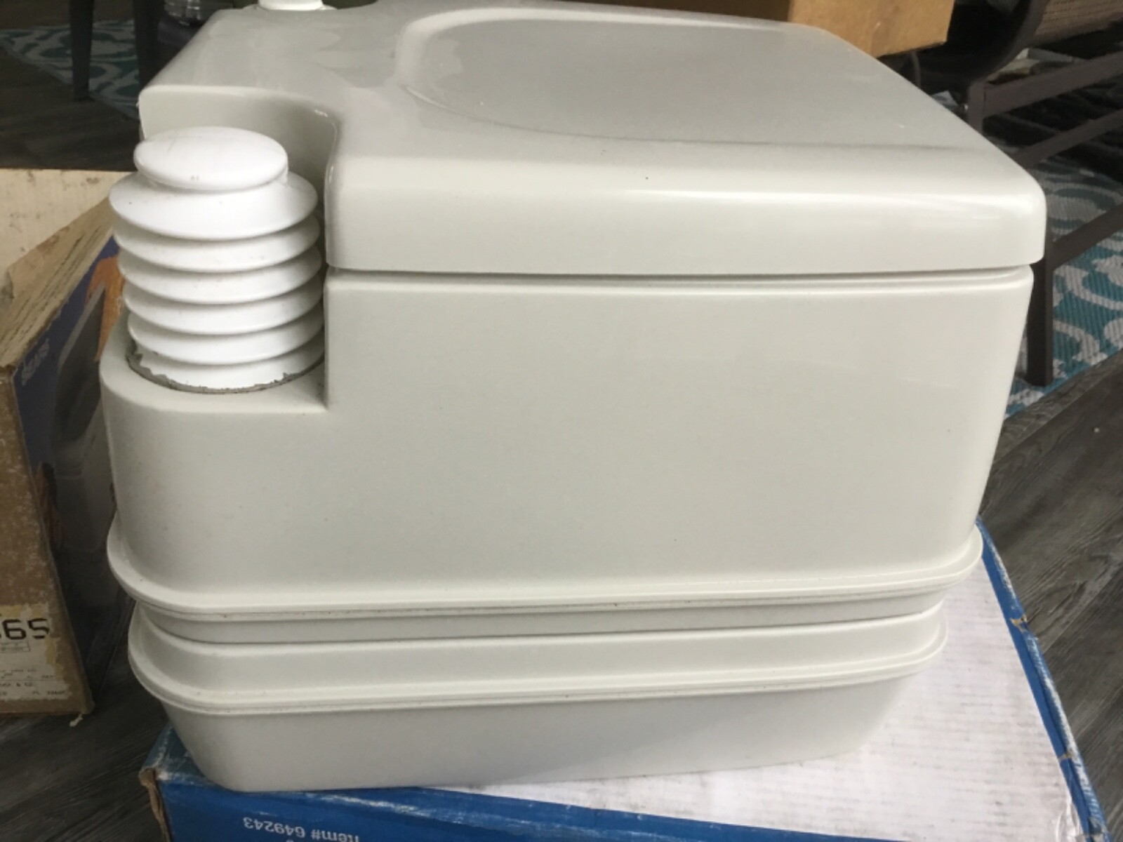 VTG Sears Pak-A-Potti 2000 Portable Toilet Camping Boat Outdoor RV Hunting Clean