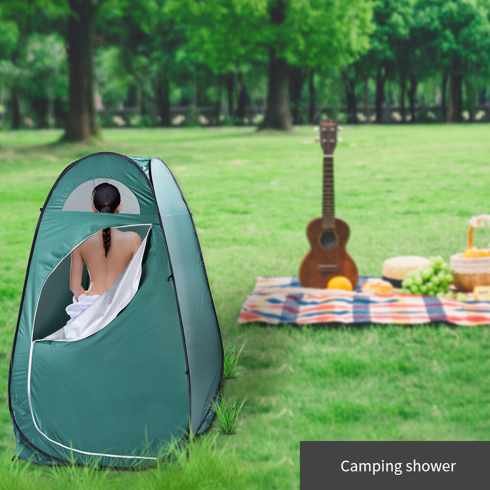 Portable Outdoor Toilet Bathroom Pop-Up Tent Privacy Shelter Camping Waterproof