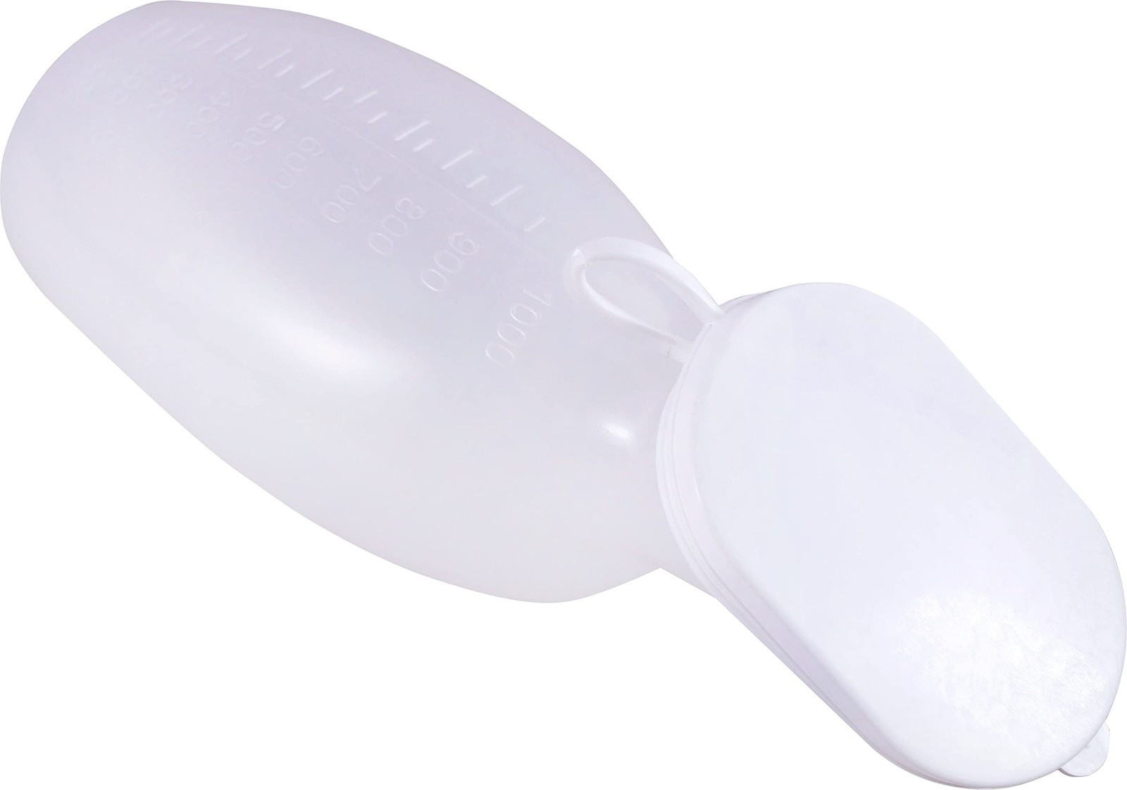 MediInn Urine Bottle PP for Women Milky | 1 Litre Capacity | Autocl…