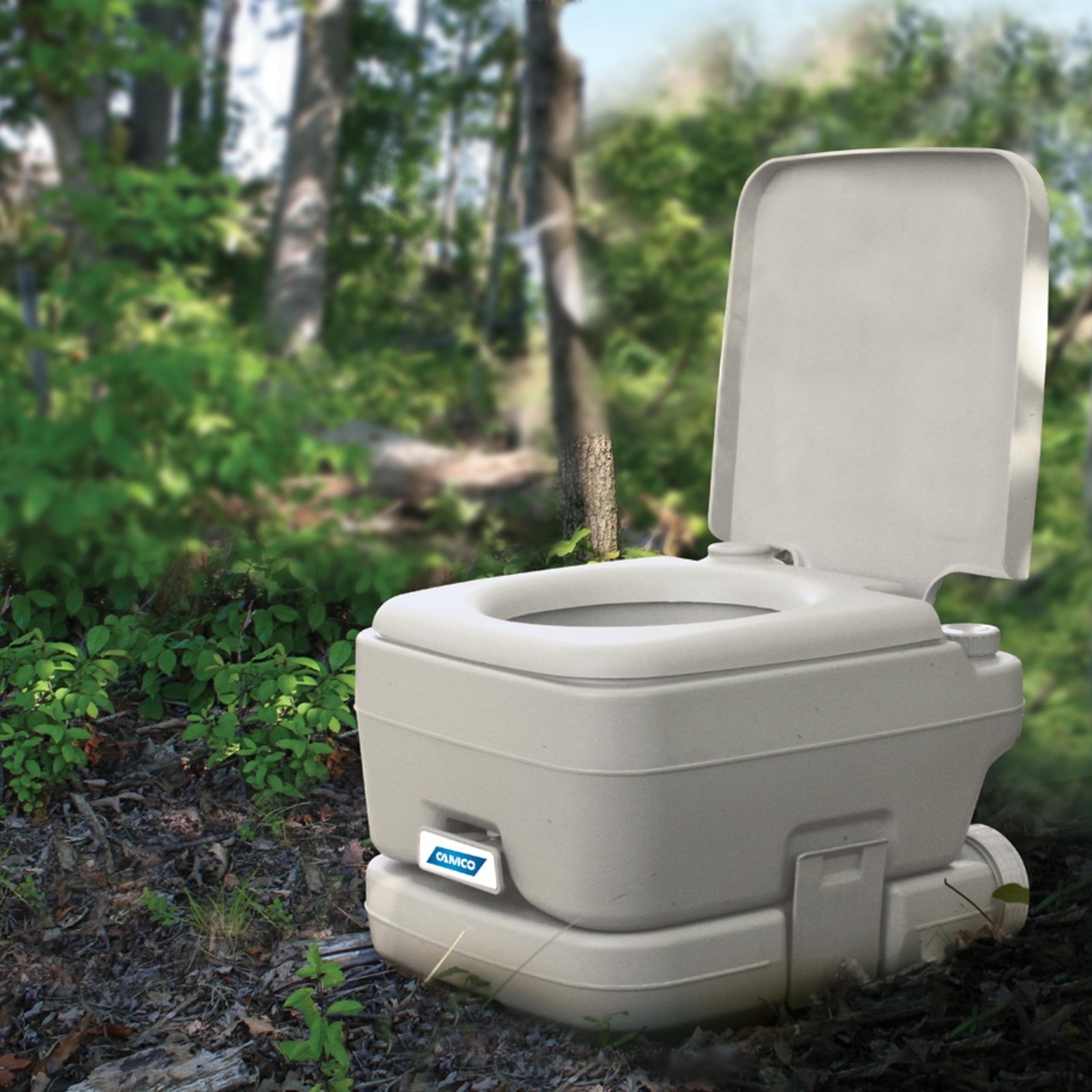Camco 2.6 Gallon Portable Toilet For Camping Rv Boating And Road Trips