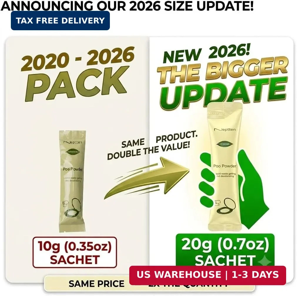 Portable Toilet Powder. Outdoor Toilet. Neutralize Odor/Fast-Acting Gel. Safe &