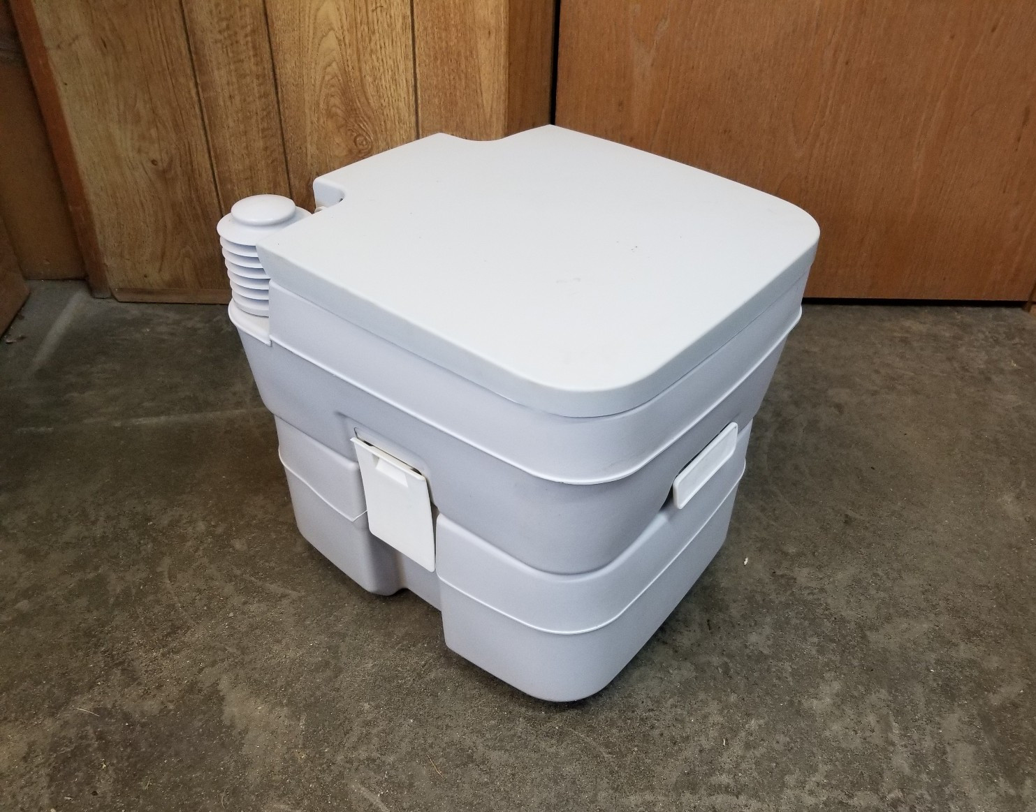 NOS 5.3 Gallon Portable Toilet Marine RV Camping Sanitation Waste Tank