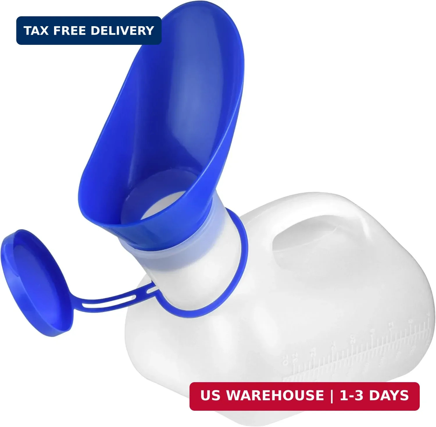 MaxiCare Female Urinal Spill Proof – Portable Pee Funnel for Women 32 Oz | Sturd