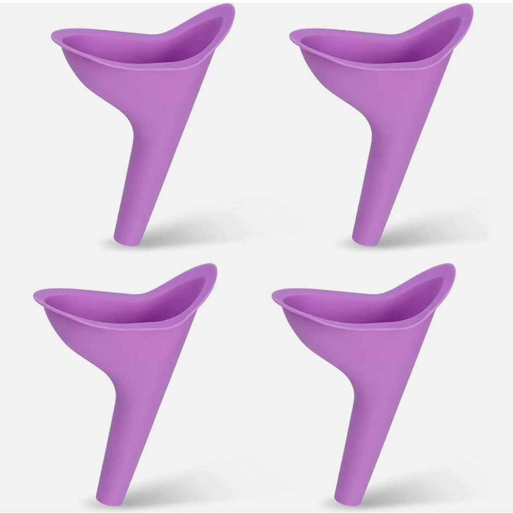 5pcs Portable Female Woman Ladies She Urinal Urine Wee Funnel Camping Travel Loo