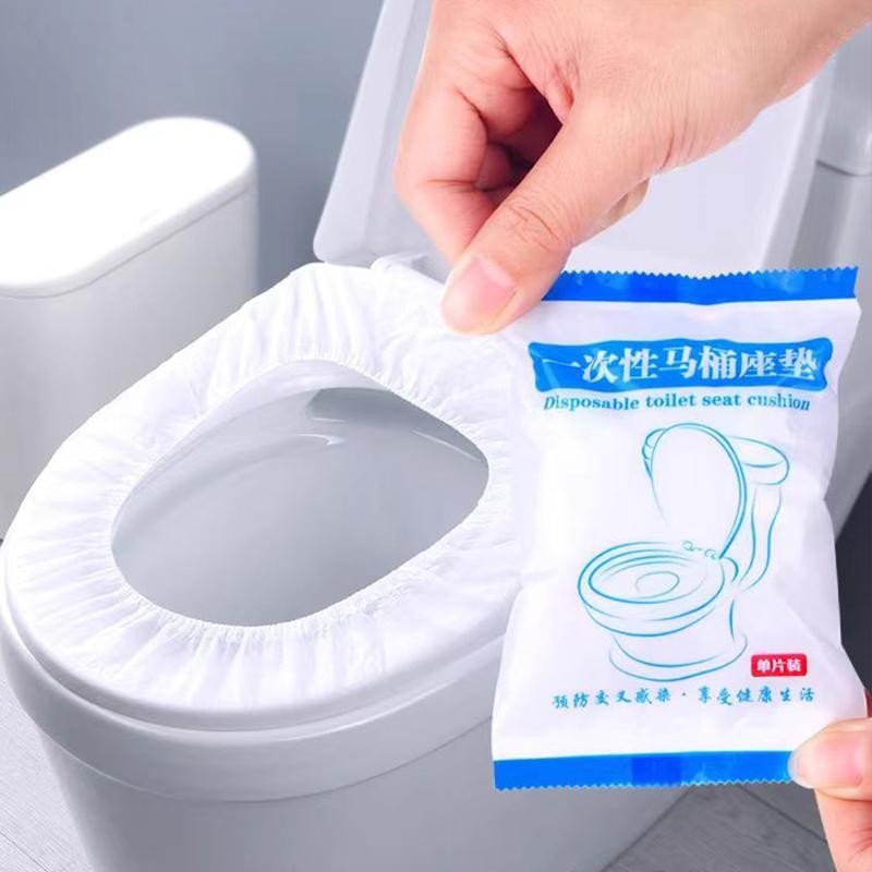 Portable Toilet Seat Covers Sterile Travel Camping Hotel Bathroom Hygiene Mats