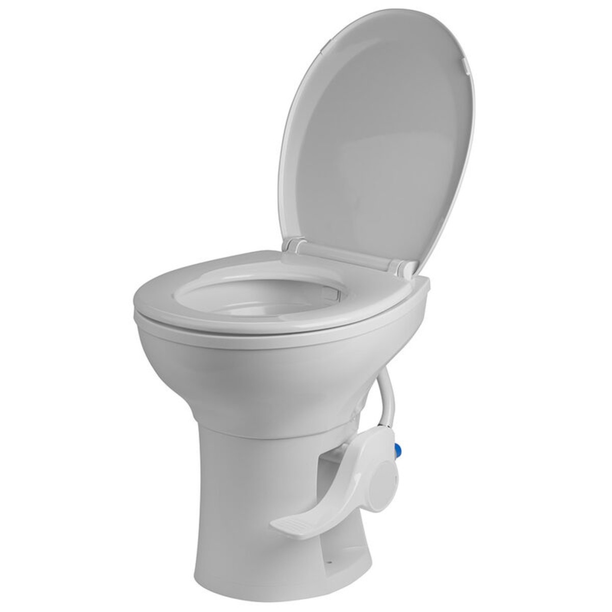 Voyager Plus 78000092 High Profile RV Toilet with Plastic Bowl- White