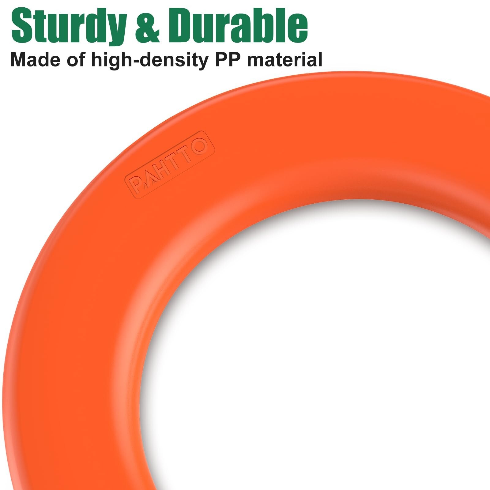 Portable Bucket Toilet Seat for 5 Gal Buckets Camping Snap-on Toilet Seat Orange