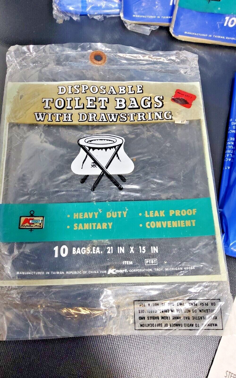 Portable Toilet Replacement Waste Bags Doodie Disposable Camping 5 Packs of 10