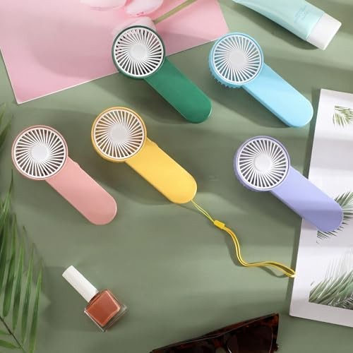 Sumind Pcs Small Personal Portable Fan Mini Handheld Bulk 1 Speed 20 5 Colors