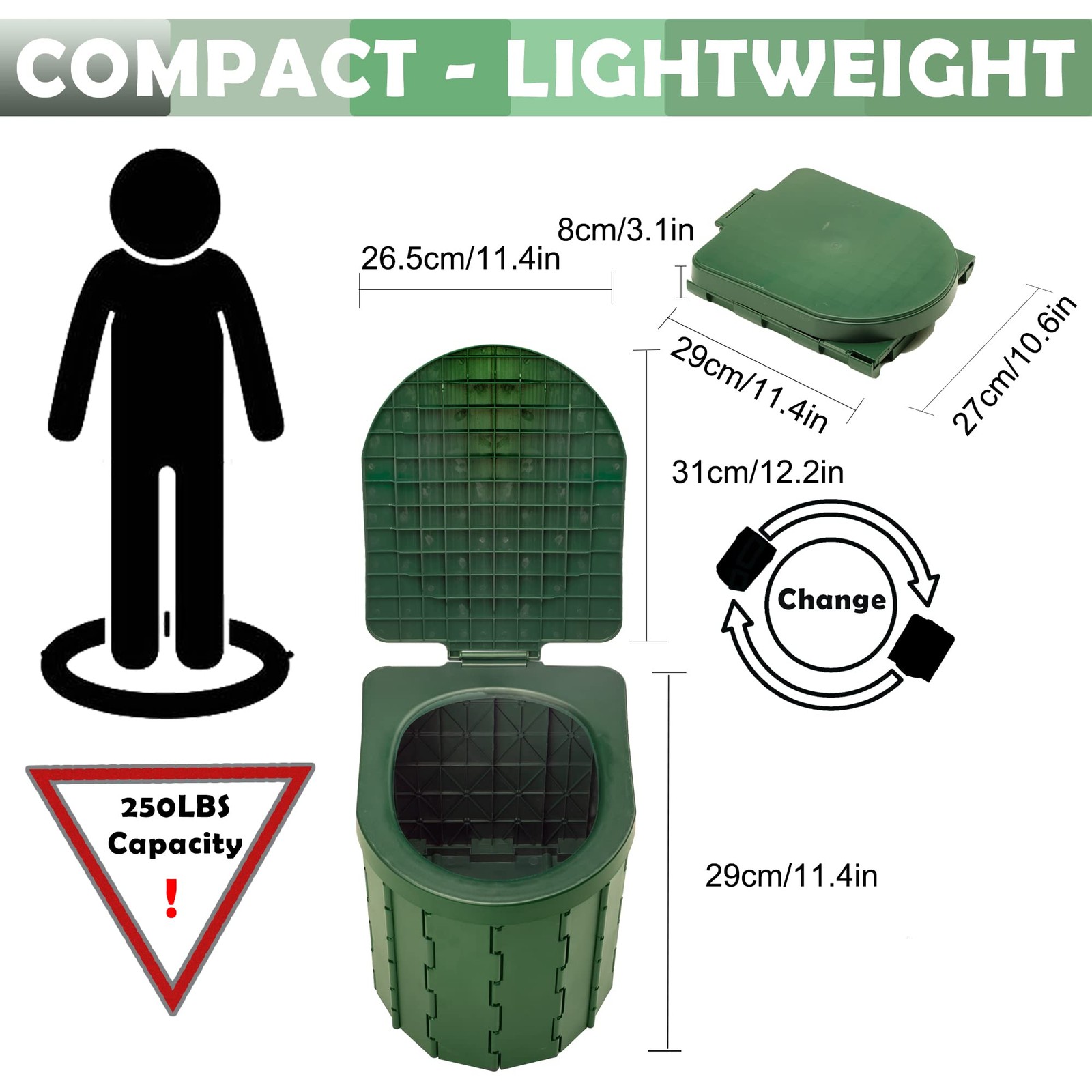 Camping Toilet, Mobile Toilet, Separating Toilet, Portable Toilet for Outdoor…