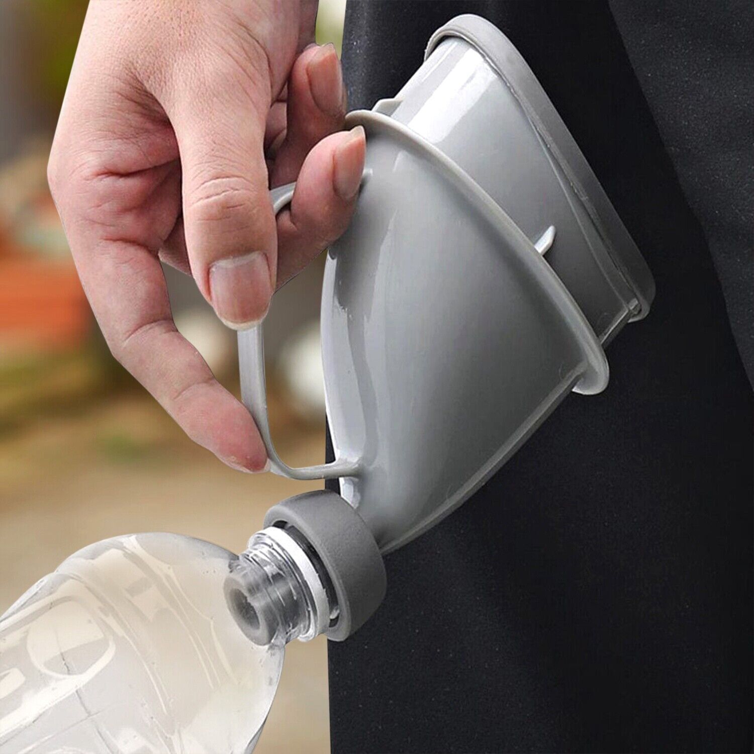 2PCS Female Male Portable Urinal Device Pee Urinal Toilet Car Travel Emergency