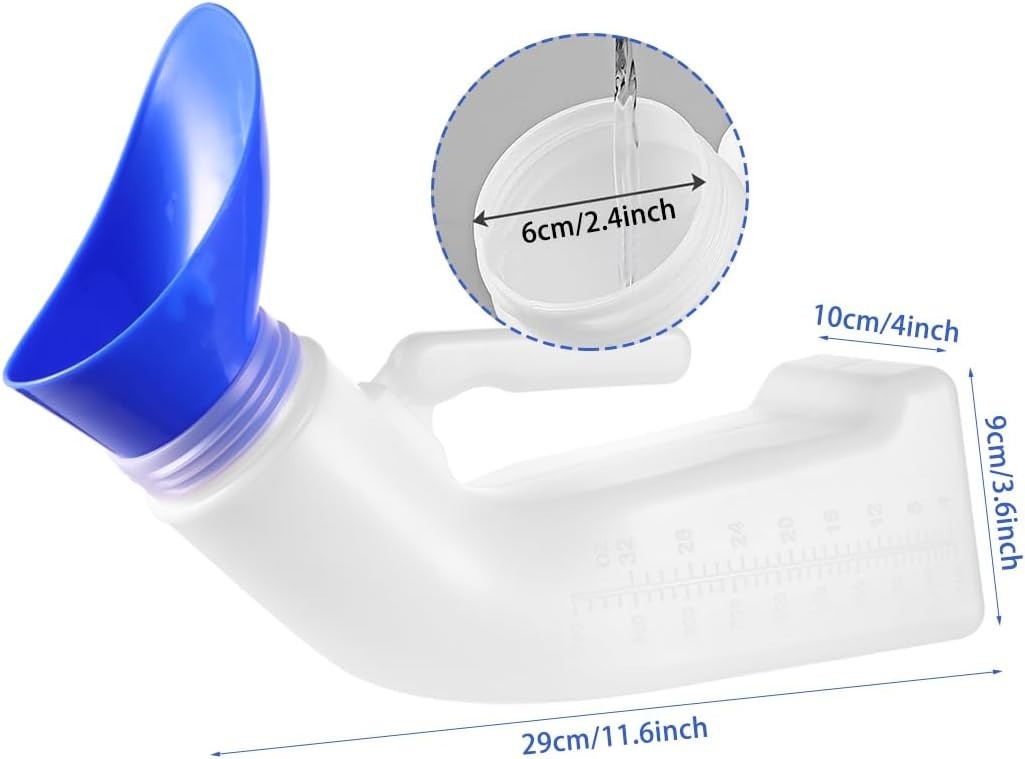 Urinals for Men Women Unisex Urinal Bottle Spill Proof Portable Pee Bottles Fema